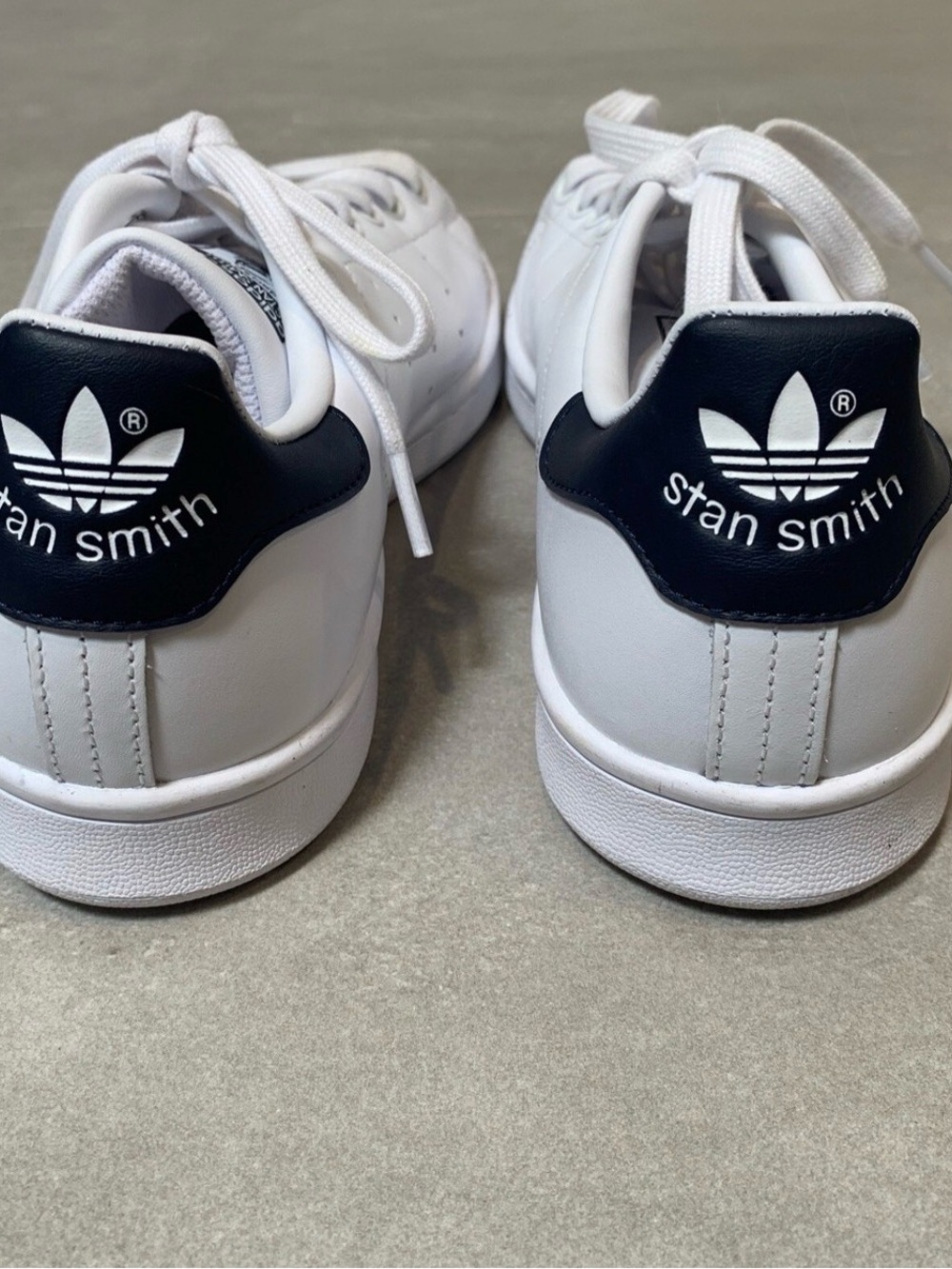 adidas Stan Smith White with Black Heel Tab